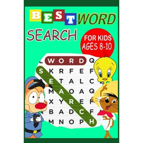 Best word search for kids ages 8-10: Word finder book for children literacy improvement, puzzles to learn