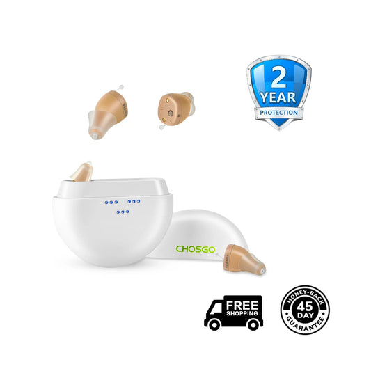 K419R CIC Digital Hearing Aids With 2-Year Protection Plan