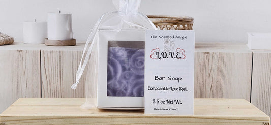 L.O.V.E. Rose Flower Bar Soap - READ DESCRIPTION