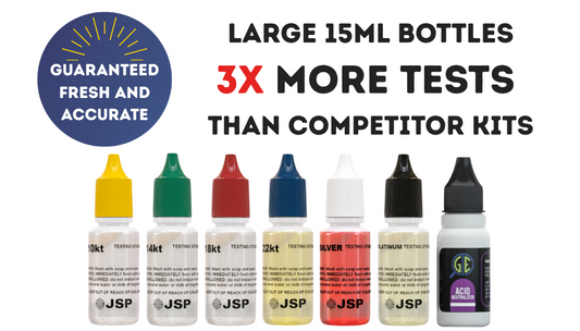 JSP Gold Silver and Platinum Jewelry Acid Appraisal Testing Kit Electronic Scale Diamond Sapphire Tester Earth Magnet