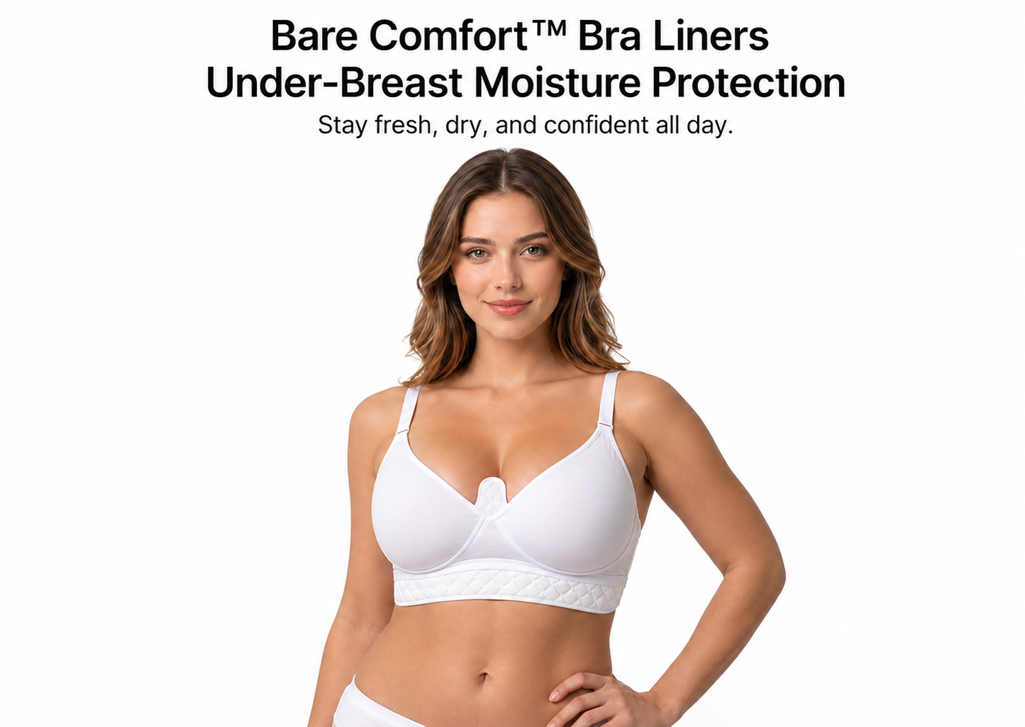 Bare Comfort™ Bra Liner for Under Breast Moisture Protection