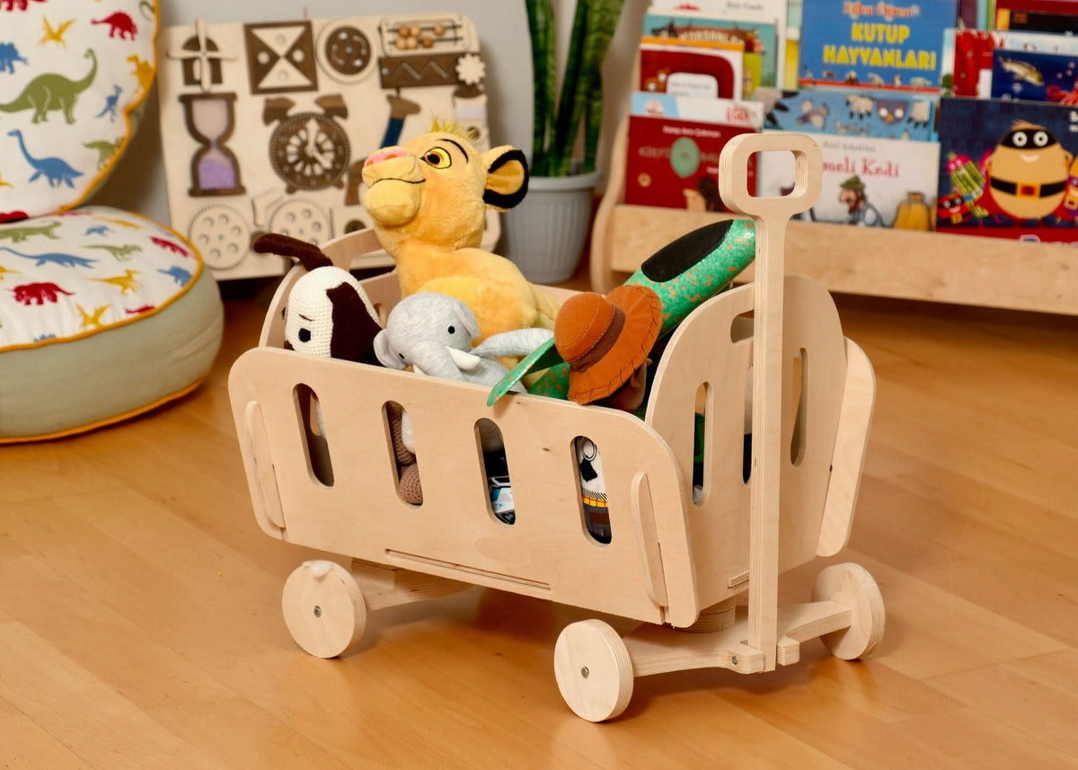 Montessori Toy Storage: Eco-Friendly Nursery & Playroom Chest