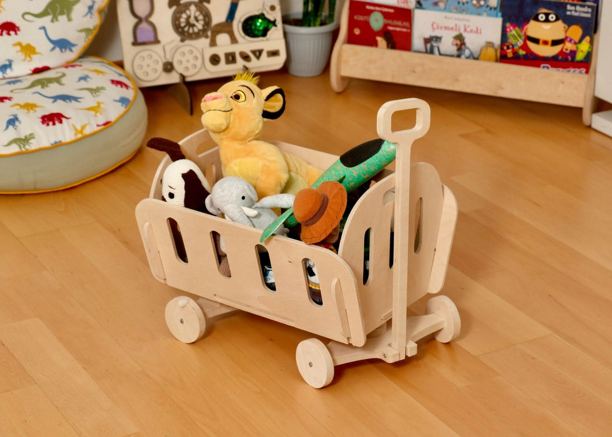 Montessori Toy Storage: Eco-Friendly Nursery & Playroom Chest