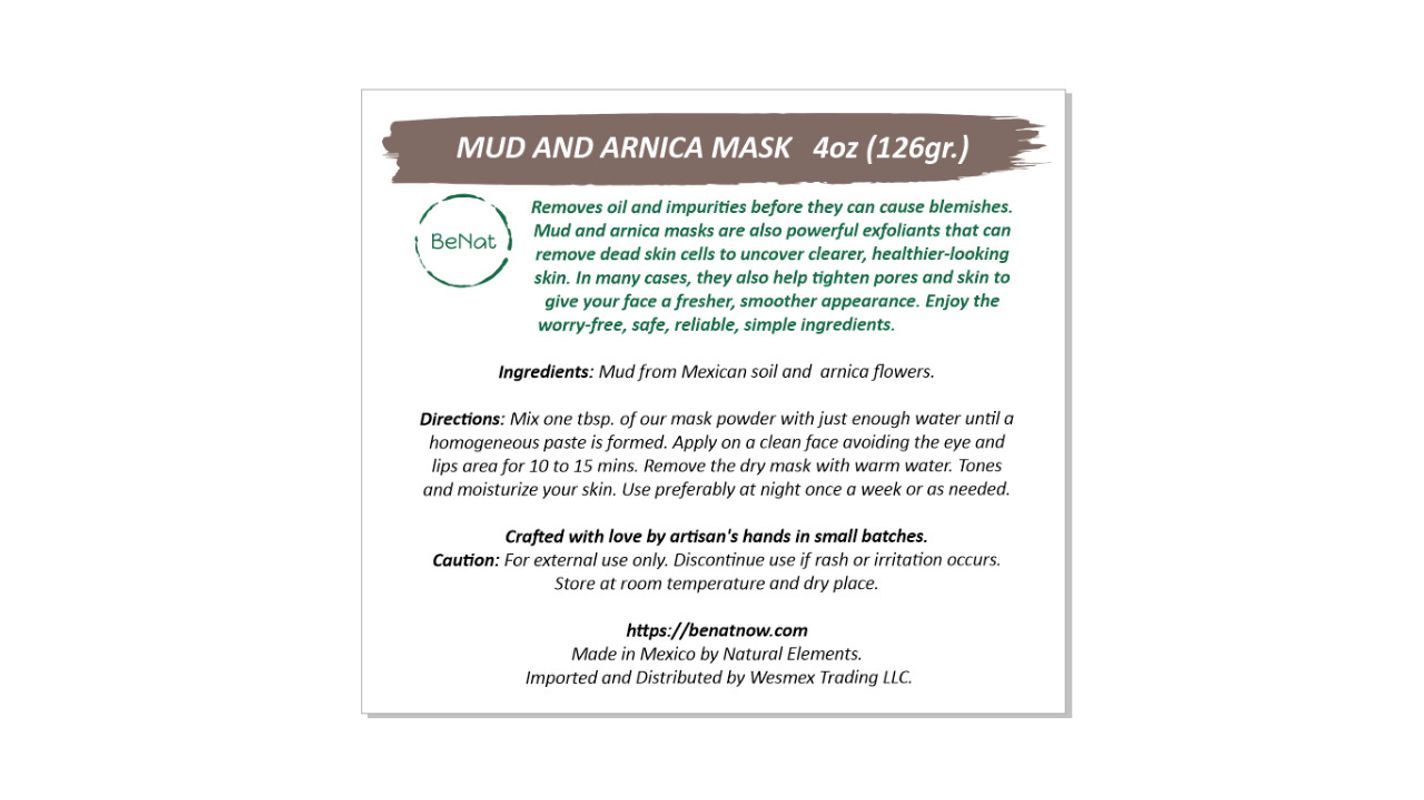 Mud and Arnica Mask