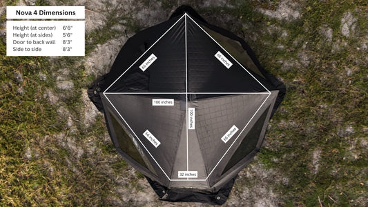 Nova 4 Sauna Tent Starter Package (4-person)