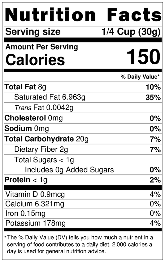 Banana Chips, Unsweetened