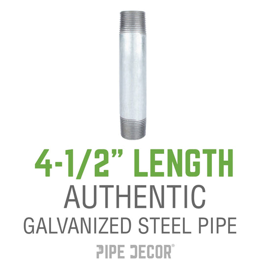 1 1/2 in. x 4 1/2 in. Galvanized Pipe