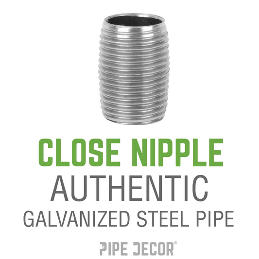 1 1/4 in. x Close Galvanized Steel Nipple