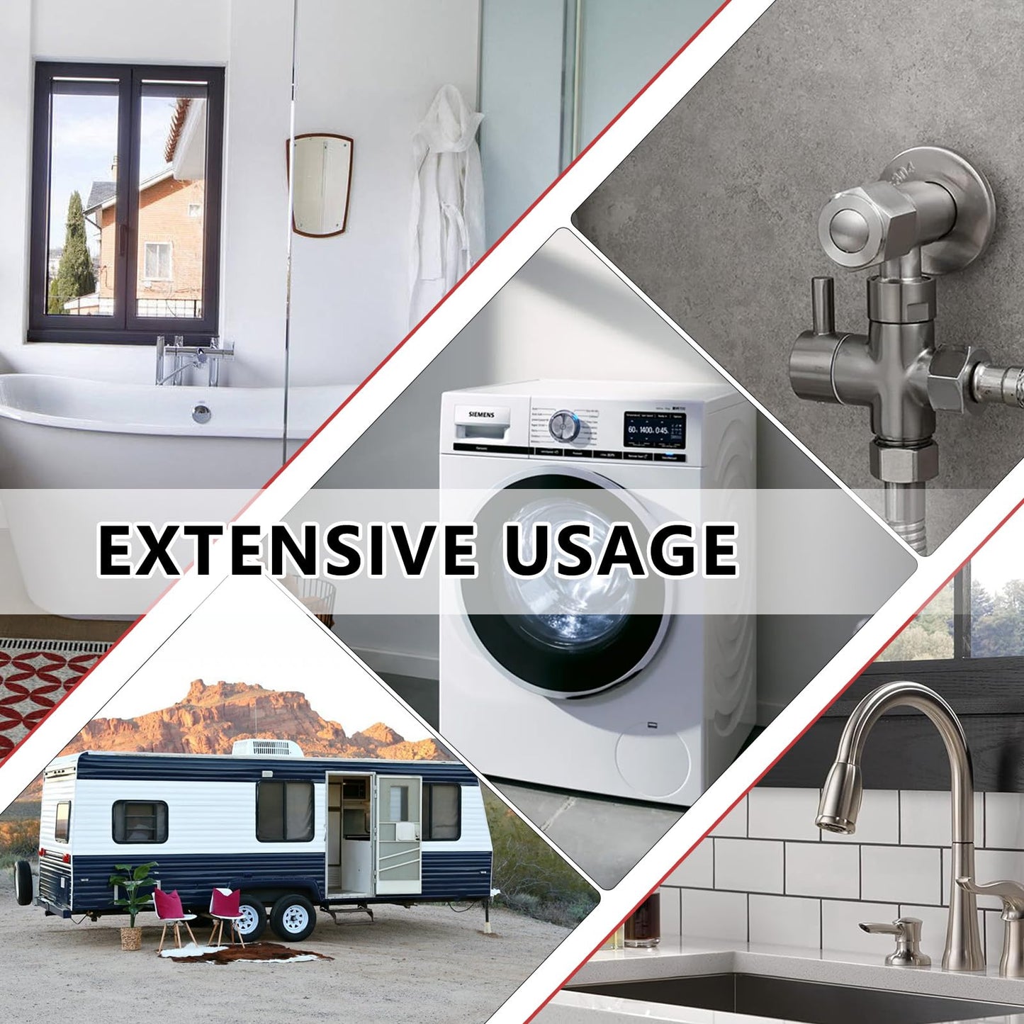 1/2" FIP x 3/8" OD Compr. Straight Stop Valve, 1/4 Turn (Lead Free)