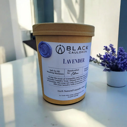 Lavender Laundry Soap Powder 19.4oz - fully compostable packaging!!
