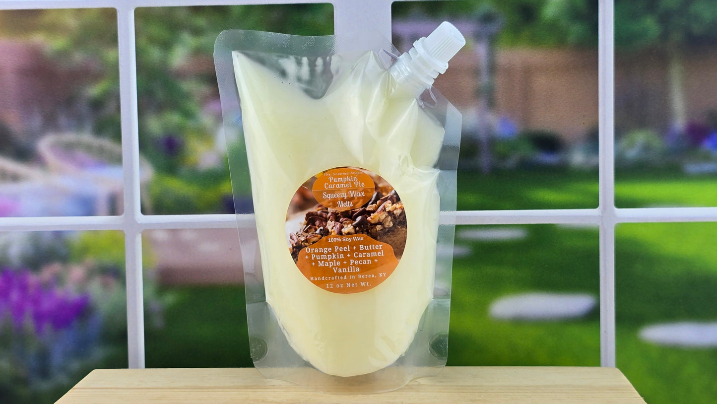 Pumpkin Caramel Pie Soy Wax Melts (Clamshells & Squeezable Wax)
