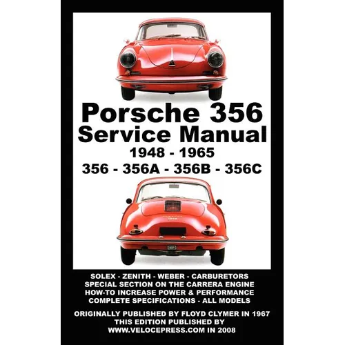 Porsche 356 Owners Workshop Manual 1948-1965 - Paperback