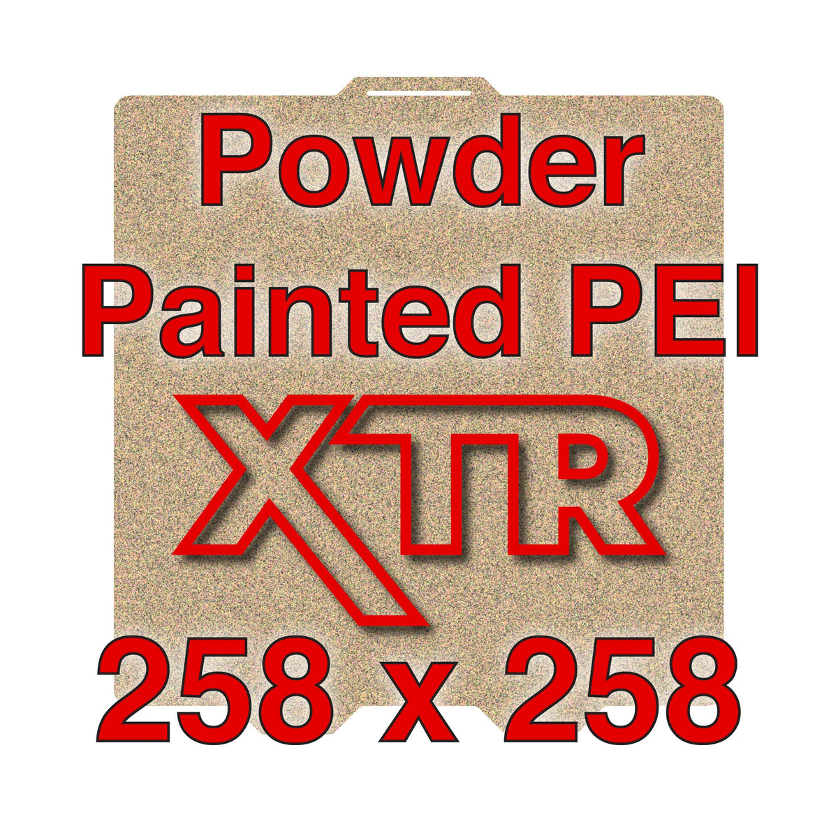 XTR Flexi Plate with Textured ULTEM PEI - Bambu Lab - 258 x 258