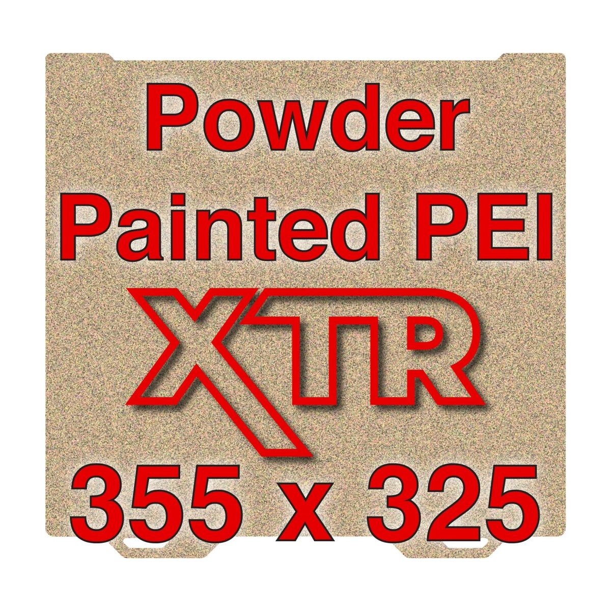 XTR Flexi Plate with Textured ULTEM PEI - Bambu Lab H2D - 355 x 325