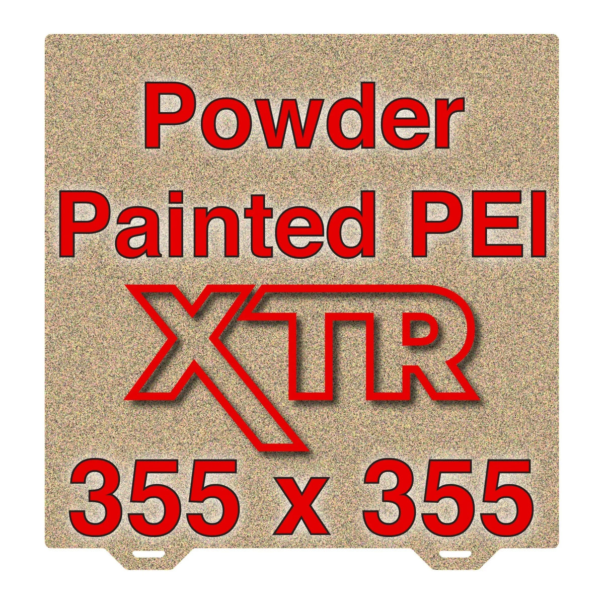 XTR Flexi Plate with Textured ULTEM PEI - Sovol SV08 - 355 x 355