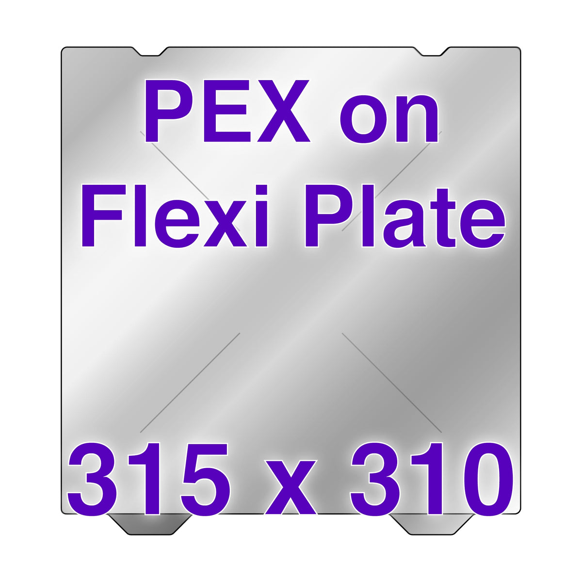 Flexi Plate with PEX - Creality Ender 3 S1 Plus and K1 Max - 315 x 310