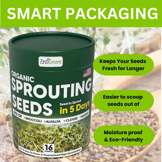 Mixed Sprouting Seeds Organic