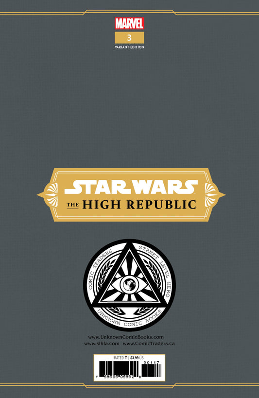 Star Wars High Republic #3 Unknown Comic Luke Ross Exclusive Virgin Var (03/03/2021)