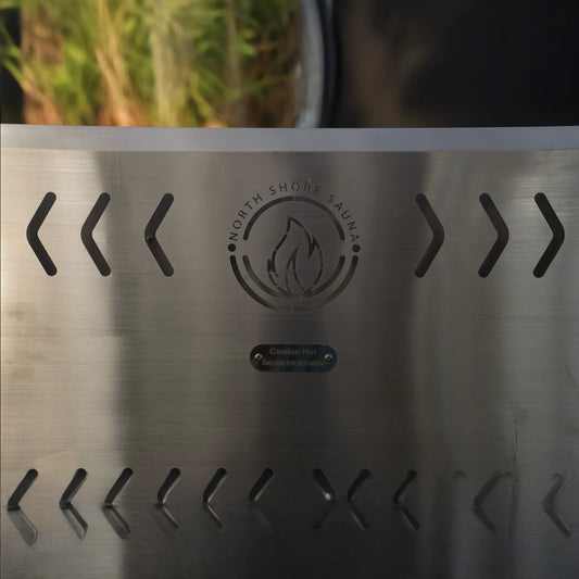 Sauna Tent Wood Stove | Portable | Brushed Stainless