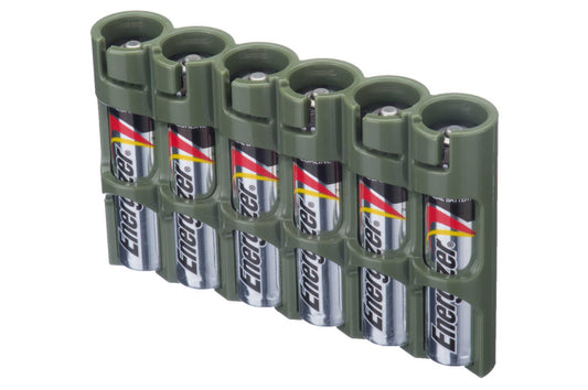 Slim Line AAA 6 Pack (Military Green)