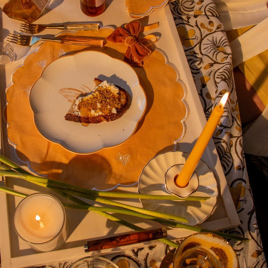 Extra Tall Spiced Citrus Taper Candle, 1 Case of 25 Candles (4 in each pack)