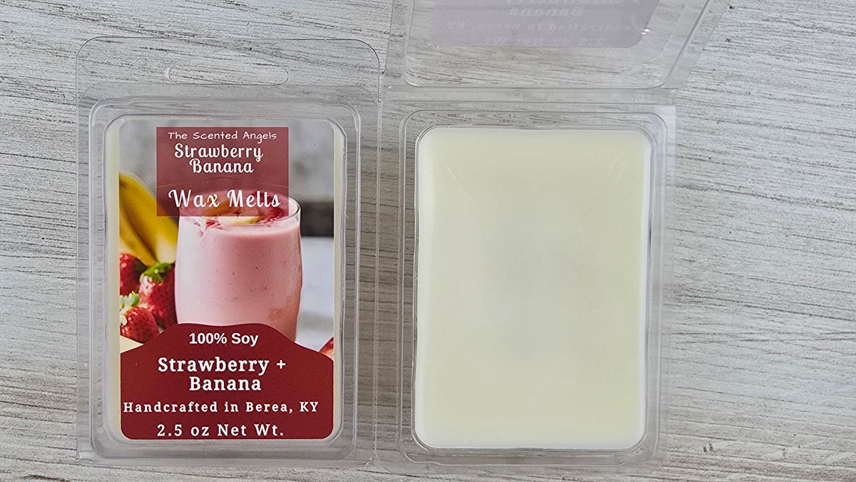 Strawberry Banana Soy Wax Melts (Clamshells & Squeezable Wax)