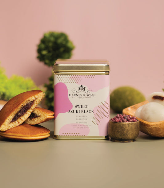 Sweet Azuki Black, Tin of 20 Sachets