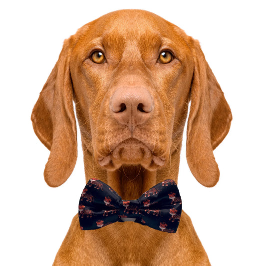 Tiger Dog Bow Tie