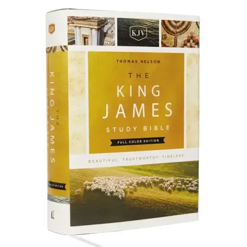 The King James Study Bible, Hardcover, Full-Color Edition
