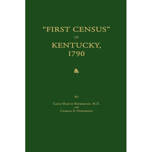 "First Census" of Kentucky, 1790 - Paperback