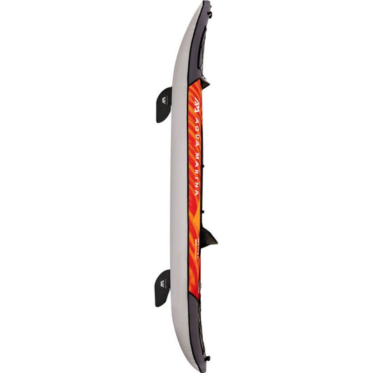 Aqua Marina Memba 330 1-Person Ultra Stiff Touring Kayak With Double Wall Fabric Floor, 10FT (SAK56789)