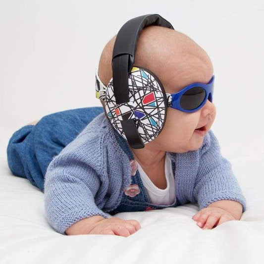 Baby Hearing Protection Earmuffs & Wrap Around Sunglasses Combo Set - BANZ® Carewear USA - Little Red General Store