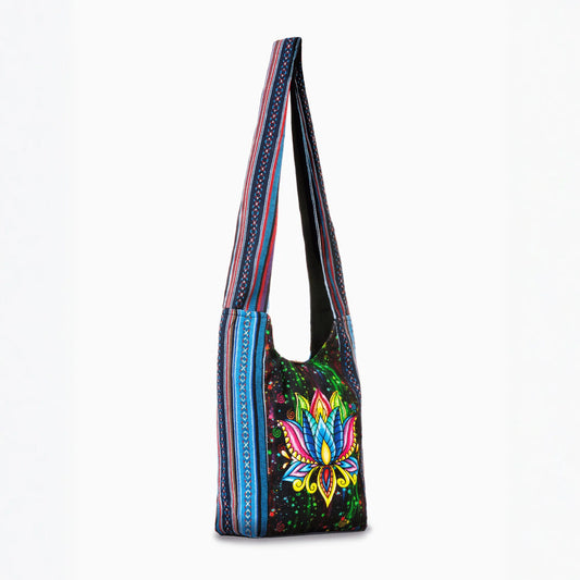 Kathmandu Collection Lotus Handmade Hobo Bag