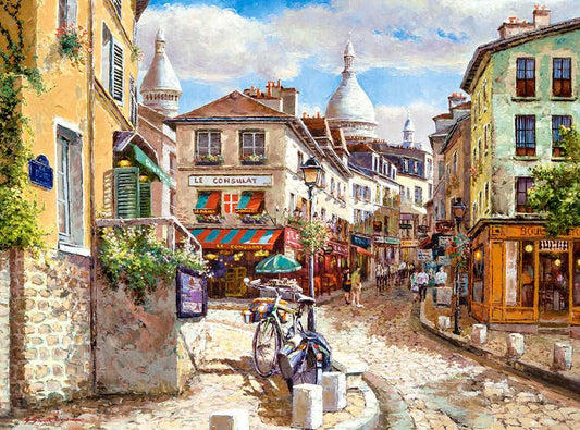 3000 Piece Jigsaw Puzzle, Montmartre Sacre Coeur, Puzzle of France, Paris, Adult Puzzles, Castorland C - 300518 - 2 - Bridge Toys - Premium Jigsaw Puzzles - Little Red General Store