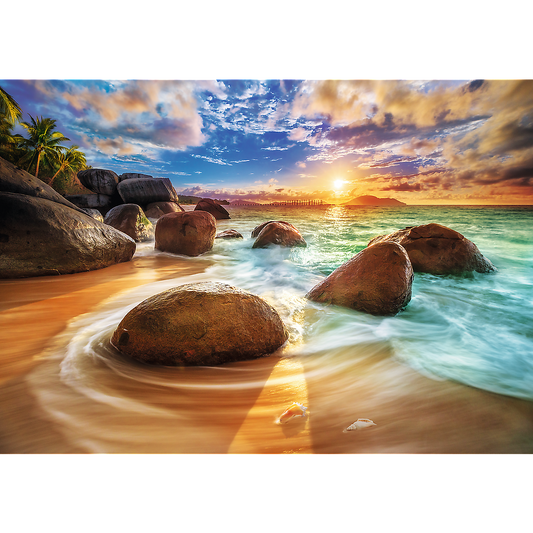 1000 Piece Jigsaw Puzzles, Samudra Beach, Puzzles of India, Paradise Puzzles, Adult Puzzles, Trefl 10461 - Bridge Toys - Premium Jigsaw Puzzles - Little Red General Store