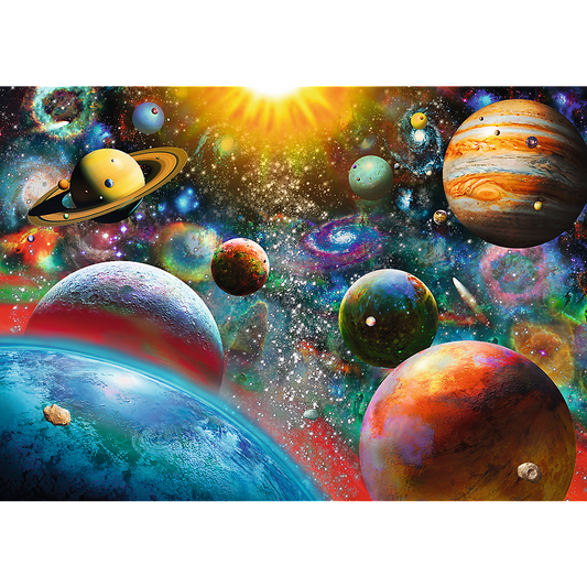 1000 Piece Jigsaw Puzzles, Cosmos, Solar System Puzzle with Comets, Asteroids and Galaxies, Universe, Adult Puzzles, Trefl 10624 - Bridge Toys - Premium Jigsaw Puzzles - Little Red General Store