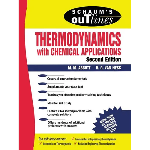Schaum's Outline of Thermodynamics with Chemical Applications