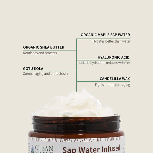 Sap Water Infused Body Butter - Clean Maple - Little Red General Store