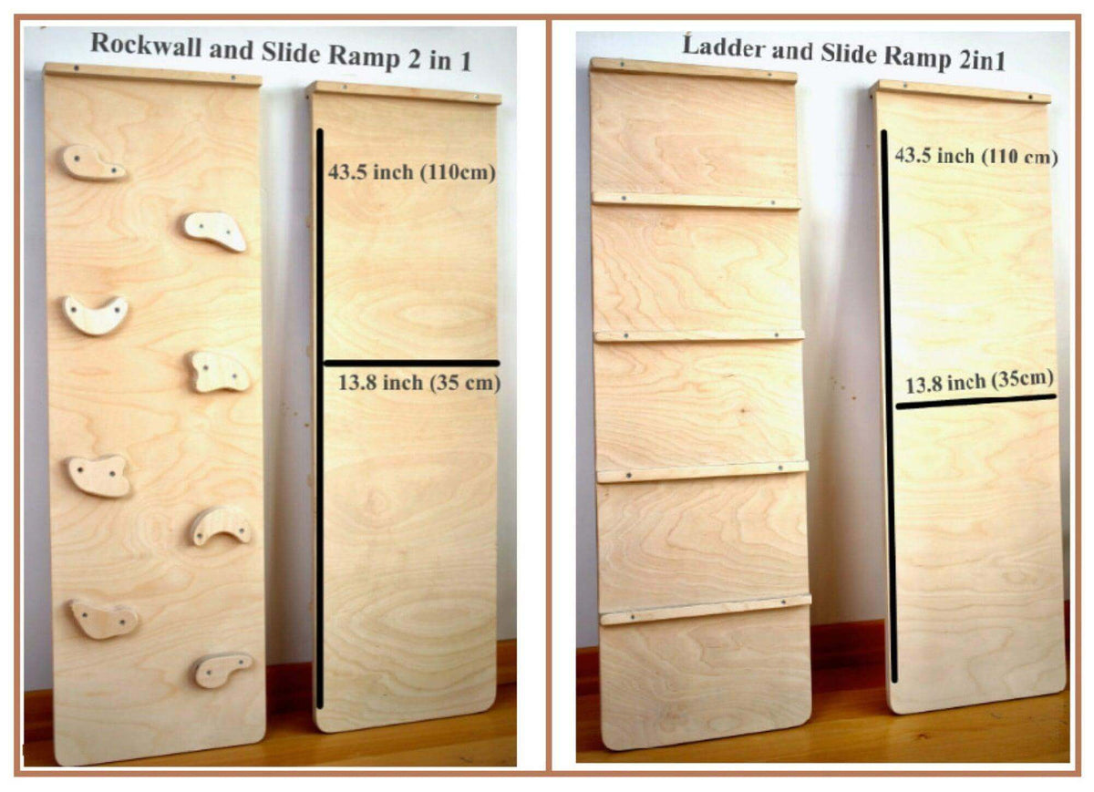 Montessori Climber Set: Arch, Rocker, Ramp, and Pillow Options