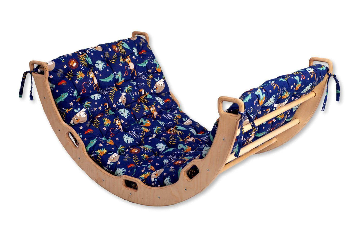 Montessori Climber Set: Arch, Rocker, Ramp, and Pillow Options