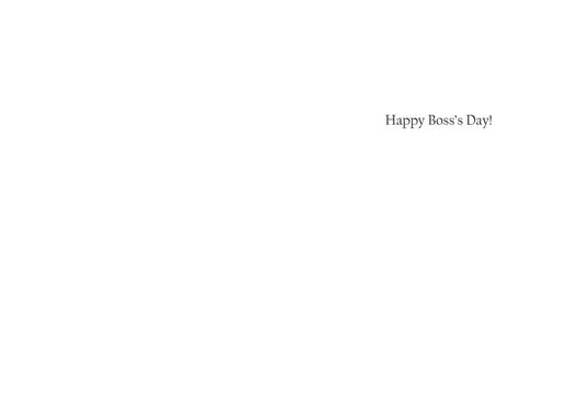 Boss Day Thank You - Boss's Day Greeting Card - contact - Little Red General Store