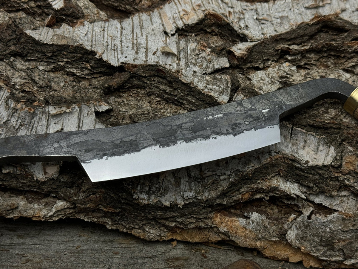 Curved Draw Knife (Push/Pull Shave), 10.5 cm (4.1 inch) Cutting Edge