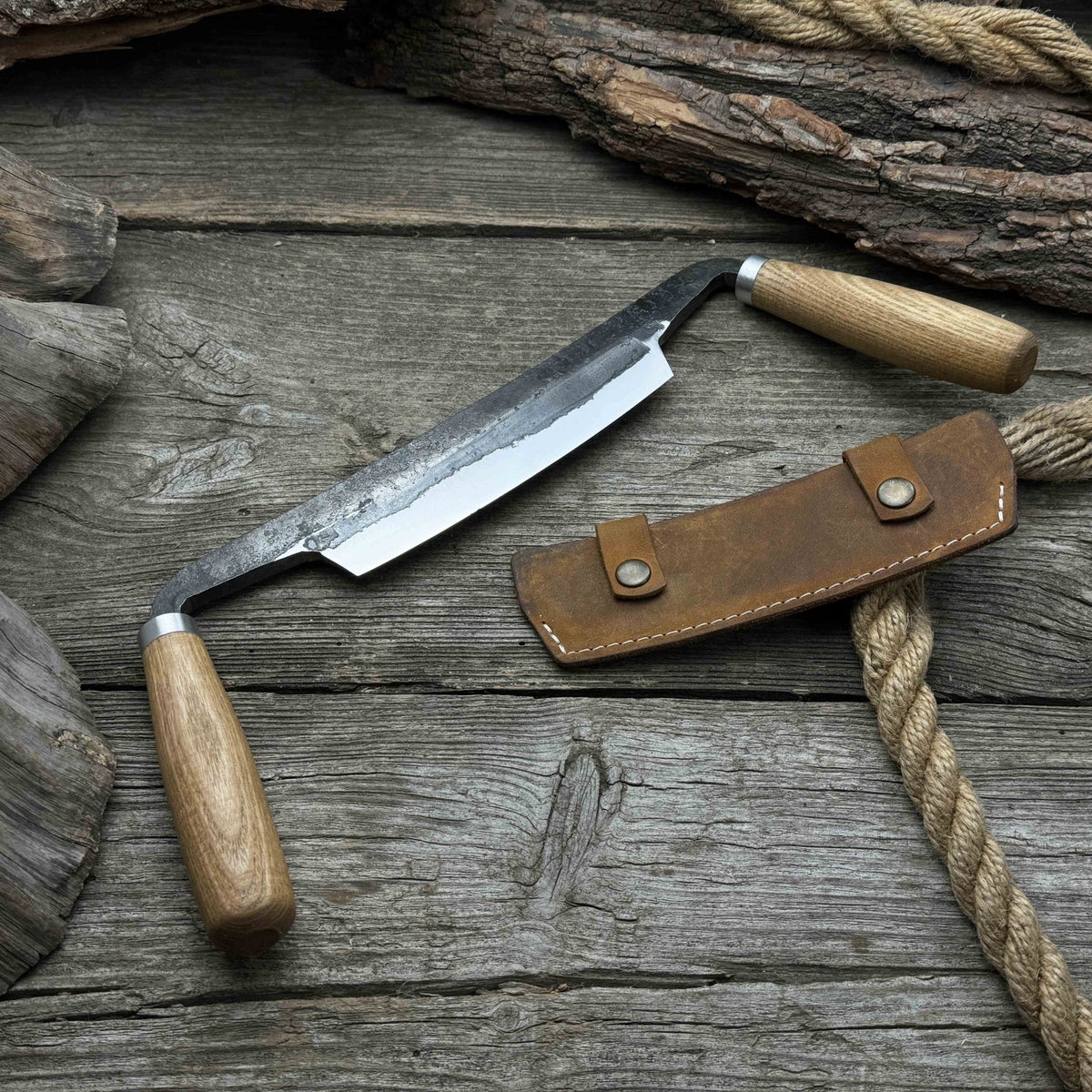 Curved Drawknife (Push/Pull), 14.5 cm (5.7 inches)