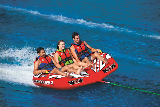 WOW Sports 3-Person Coupe Cockpit Towable (21-1080)