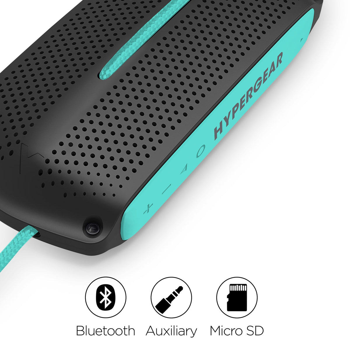 HyperGear Wave Water Resistant Wireless Speaker with Extended Battery Life (WATER-PRNT)