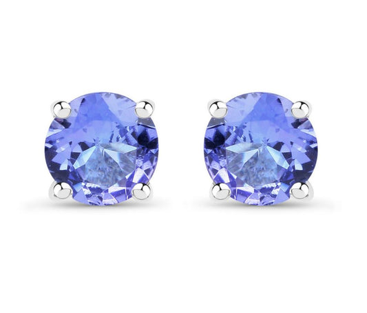 925 Sterling Silver Tanzanite Earrings - Donatello Gian - Little Red General Store