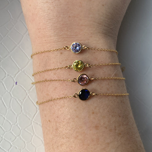 Connected Big Stone Bracelet