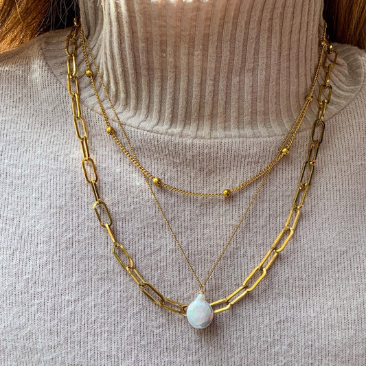 Thick Satellite Necklace