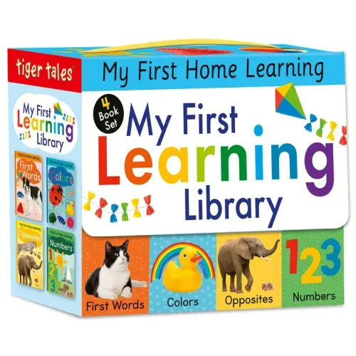 My First Learning Library 4-Book Boxed Set: Includes First Words, Colors, Opposites, and Numbers