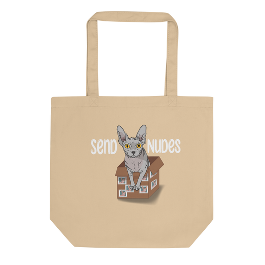 "SEND NUDES" ECO TOTE